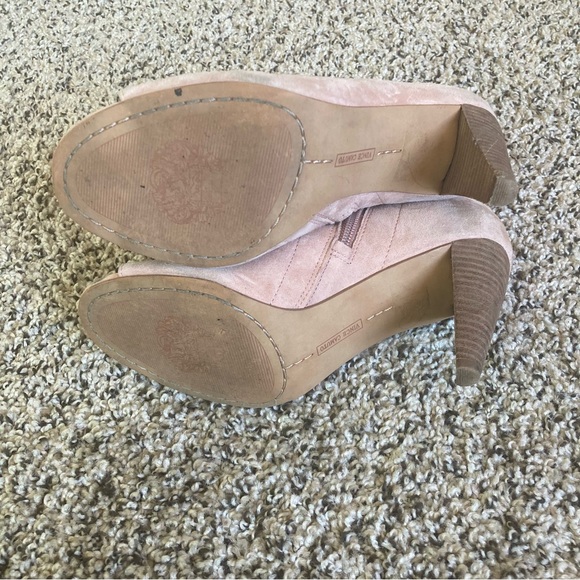 Vince Camuto Blush Addiena Smocked Cone-Heel Booties - Picture 3 of 5